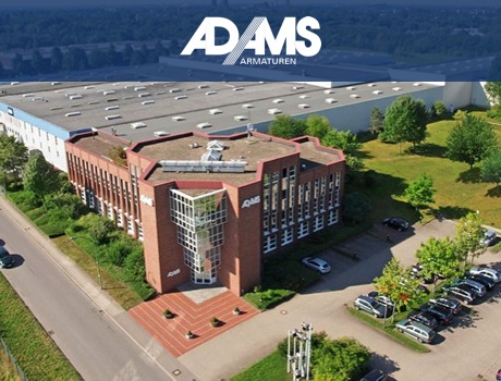 Die Firmenzentrale von ADAMS Armaturen GmbH in Herne. Das Unternehmen wurde im Mai 2016 mit dem Führungskultur-Monitor Excellence Award ausgezeichnet.